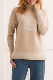 Click image to zoom
T-NECK HIGH LOW SWEATER W/ SIDE SLITS - Janet's Fashions