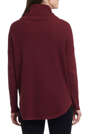 Click image to zoom
COWL NECK SWEATER WITH FRONT POCKET DETAIL - Janet's Fashions